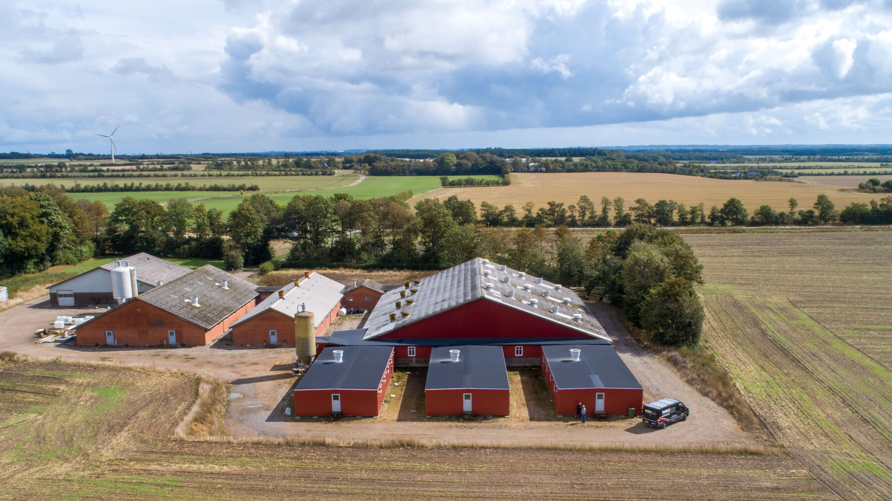 Danbox Agro Stallgebäude von außen